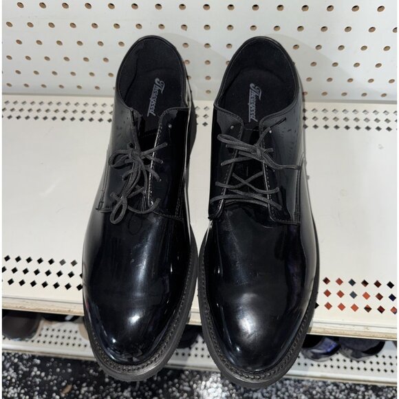 Thorogood Poromeric Mens High Gloss Lace Up Oxfords Shoes Size 15 M Black USA main image 7